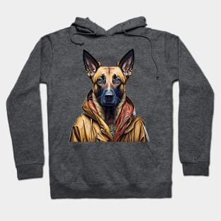 Harlem Style East Coast Belgian Malinois Hoodie